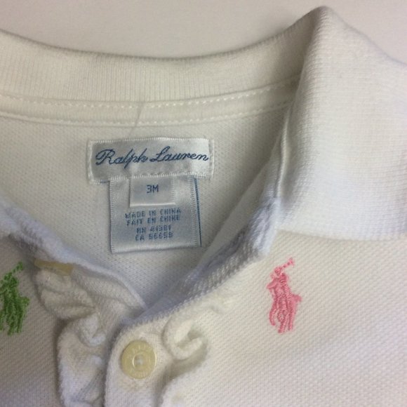 Ralph Lauren Baby Girl's 2-Piece Polo Dress - Picture 3 of 10